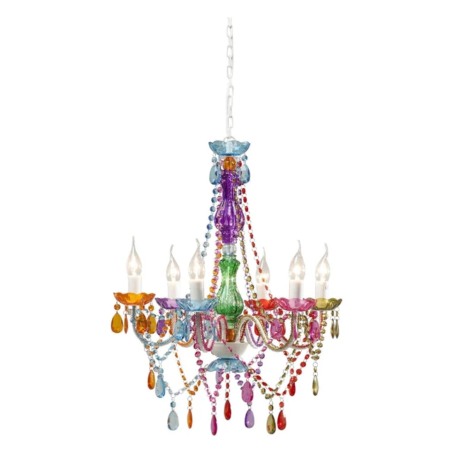 Suspension Bollywood Starlight 6 Bras Multicolore - Kare Design