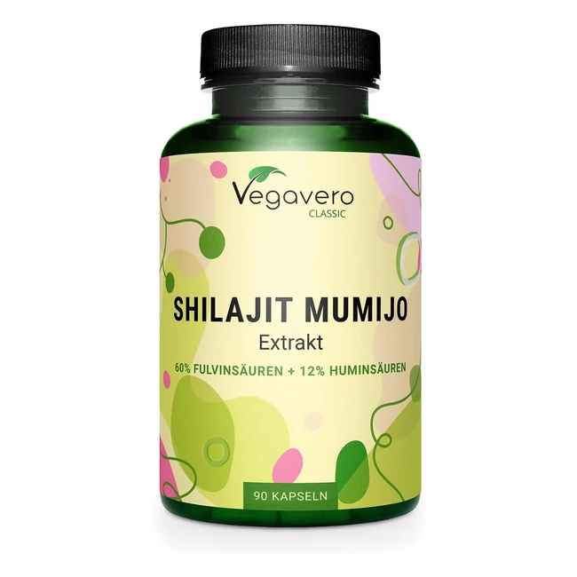 Shilajit Mumijo Vegavero 650 mg - Rasayana Ayurveda e Tibetana - 90 Capsule Vega