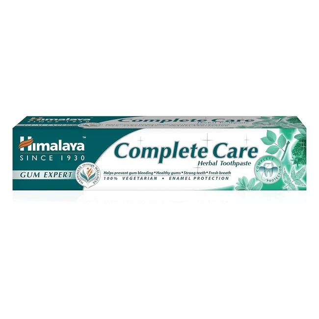 Himalaya Herbals Complete Care Toothpaste with Miswak Neem Pomegranate 75ml