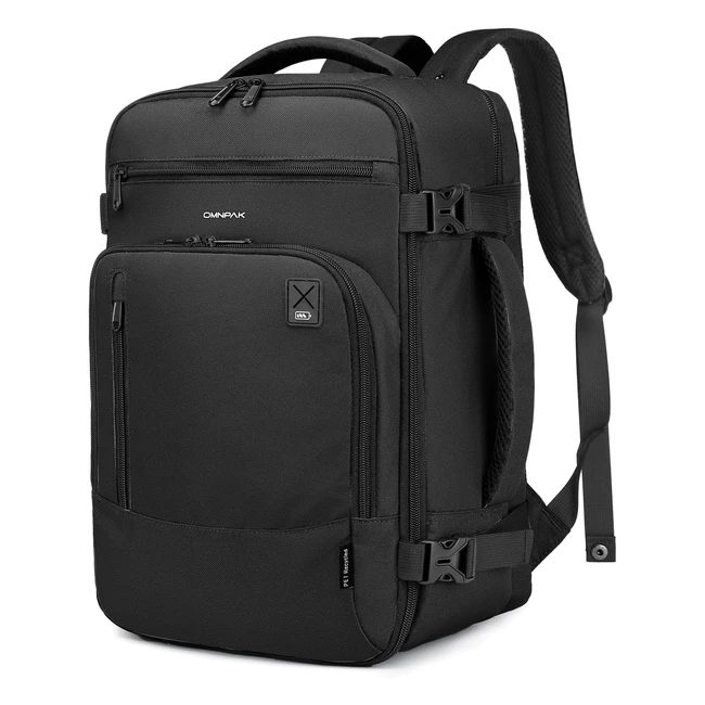 Sac à dos OMNPAK 40x20x25 Ryanair - Bagage cabine avion - Sac d'ordinateur portable Macbook Air 15 - Homme Femme