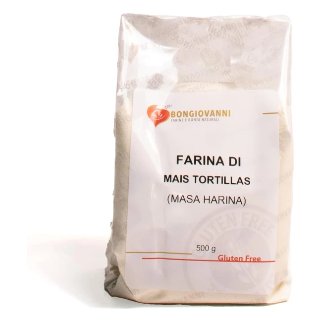 Bongiovanni Farina di Mais Masa Harina 500g - Farine Naturali e Bontà
