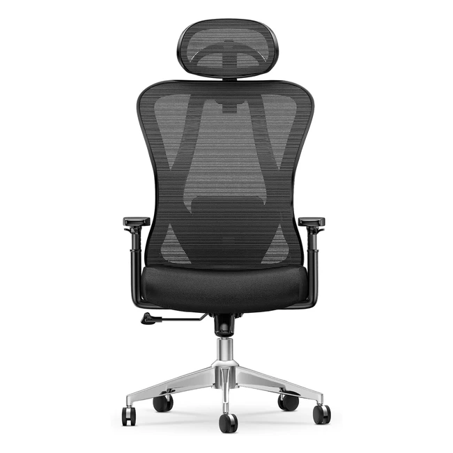 Silla Oficina Ergonmica Rattantree - Soporte Lumbar Reposacabezas y Reposabra