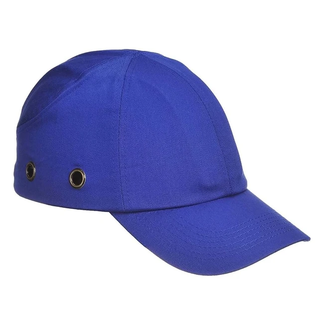 Portwest PW59 Hard Hat Light Adjustable Safety Bump Cap Helmet - Royal Blue