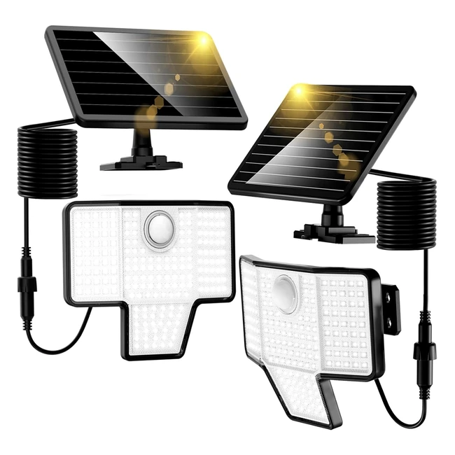 Luci Solari Esterno Kasonic LED 6500K 3 Modalit Resistenti Intemperie Confezione 2