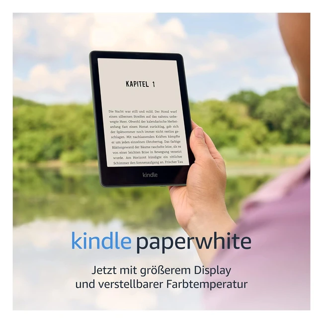 Kindle Paperwhite 16GB - 68 Zoll Display - Farbtemperatur anpassbar - mit Anzeig