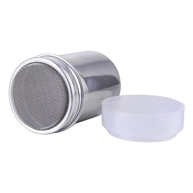 Zemolo Stainless Steel Flour Sugar Salt Shaker 7oz - Kitchen Craft Essential