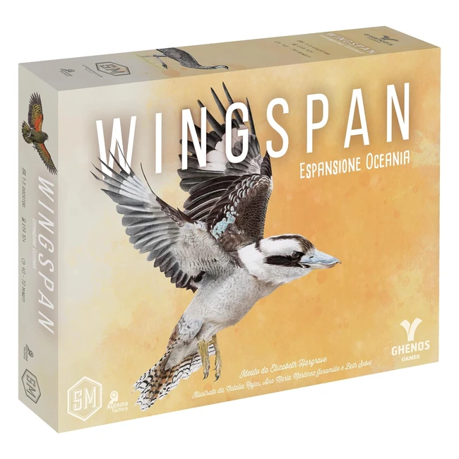 Wingspan Oceania - Espansione DV Giochi - Nuove Plance Giocatore e Carte Bonus
