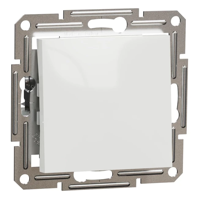 Schneider Electric Asfora EPH0170121D Einausschalter 10 AX 250 V Unterputzschraubklemmen - Weiß