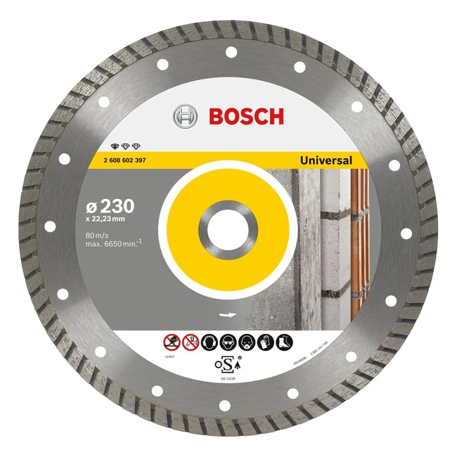 Disco Diamantato Bosch Universal Turbo 230mm 2223mm