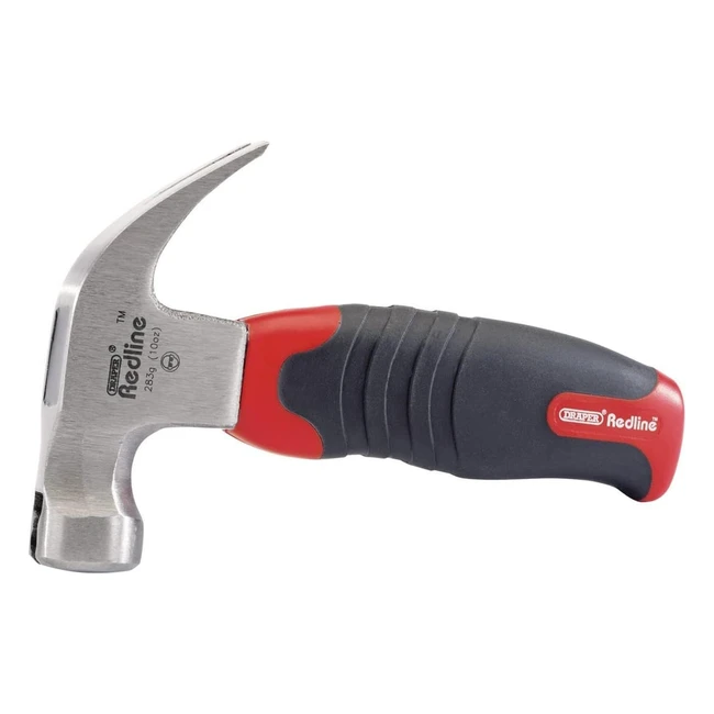Martillo de Carpintero Draper Redline 68833 283 gr - Acero Pulido y Mango de Fibra de Vidrio