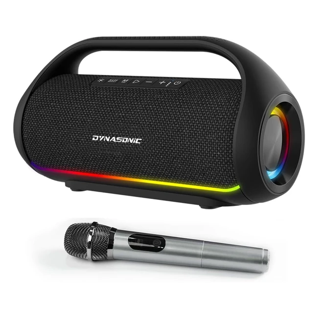 Altavoz Bluetooth Portátil Dynasonic S90 IPX5 Waterproof - Sonido Potente MicroSD Radio FM USB