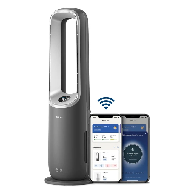 Philips Air Performer 3in1 Luftreiniger Heiz- und Kühlfunktion 70 m² Reinigung 99,97% Allergene und Schadstoffe HEPA-Filter Alexa