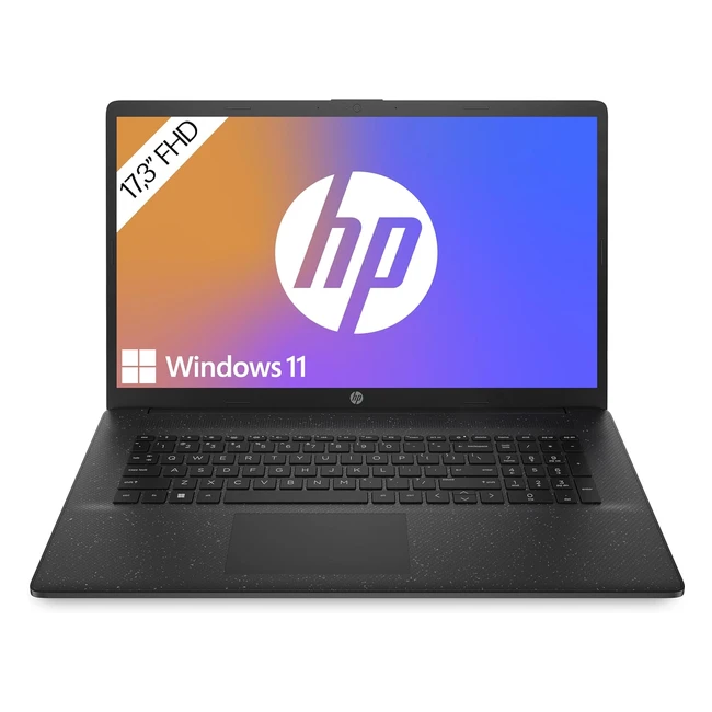 HP Laptop 173 FHD Display AMD Ryzen 5 7520U 8GB DDR5 RAM 512GB SSD Schwarz