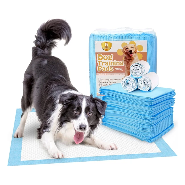 Pleasantsong Puppy Pads 90x60cm Large Training Pads Super Absorbent Leakproof 25
