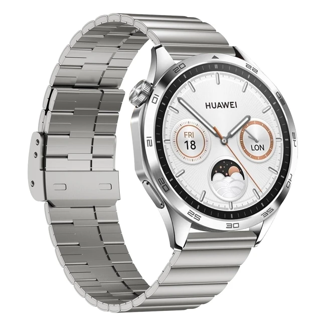 Bracelet Huawei Watch GT 4 46mm Acier Inoxydable 22mm GT3 GT3 Pro GT2 Pro Runner Sport Galaxy Watch 3