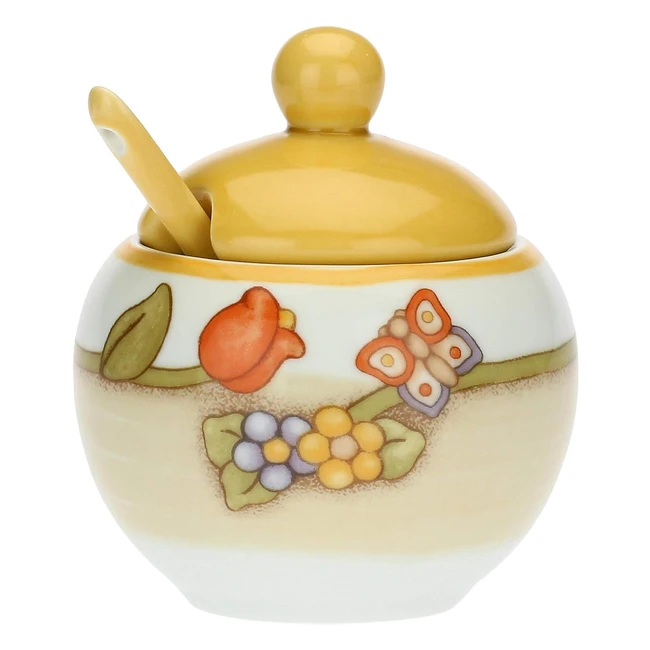 Thun Zuccheriera Porcellana Cucchiaino Country - Ref12345 - Design Rustico