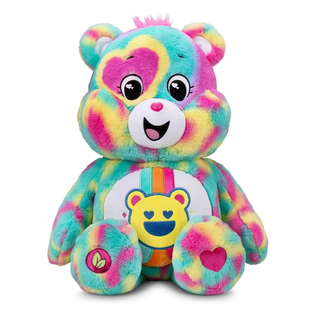Peluche Gante Care Bears Bisounours Lours Bonnes Ondes 60 cm - Collectionnable