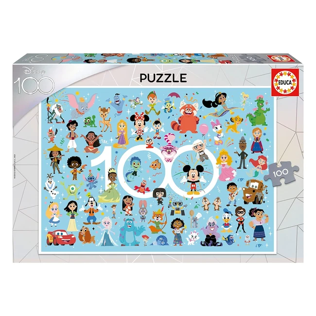 Educa Puzzle Disney 100 Aniversario 100 Piezas 19676 - A partir de 6 años