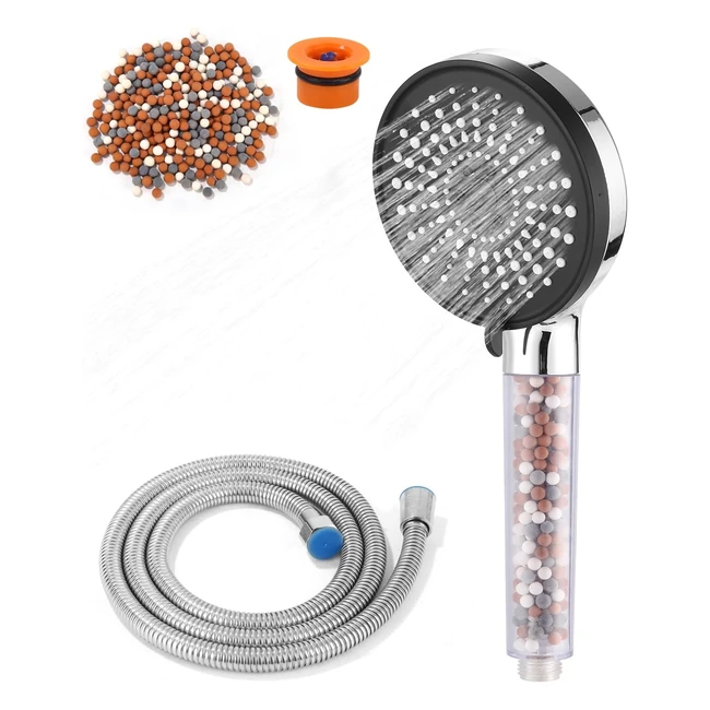 Alcachofa de ducha 15m6 modos filtro 3 capas alta presion