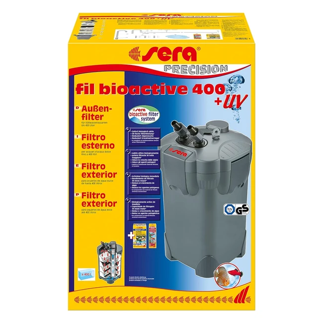 Filtro Externo Sera Fil Bioactive para Acuario con Lmpara UVC 5W - Reduce Pat