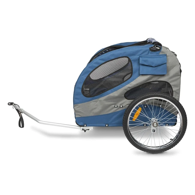 Remolque de Aluminio para Bicicleta Petsafe Happy Ride 13659G - Ligero y Seguro
