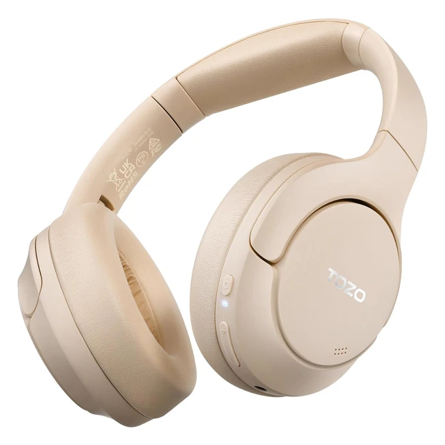 TOZO HT2 Écouteurs Bluetooth ANC Hybride 63H Autonomie Basses Profondes