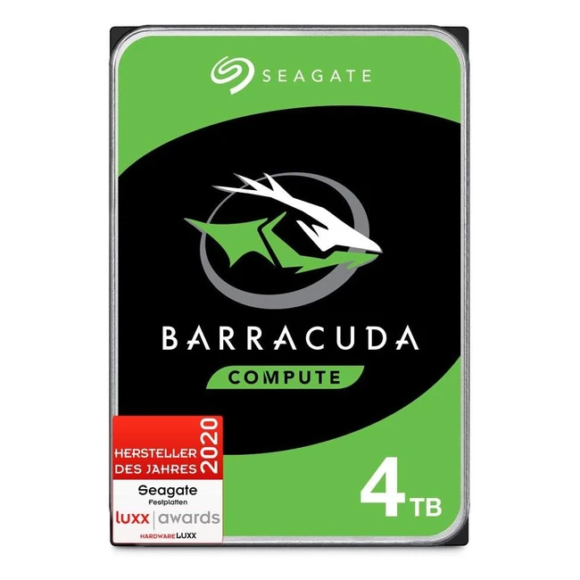Seagate Barracuda 4TB Interne Festplatte HDD 35 Zoll 5400 Umin 256 MB Cache SA