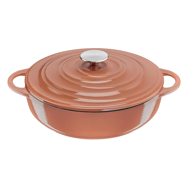 Tefal Lov Cocotte Ovale 28 cm Fonte d'Acier Induction - Robuste & Saine
