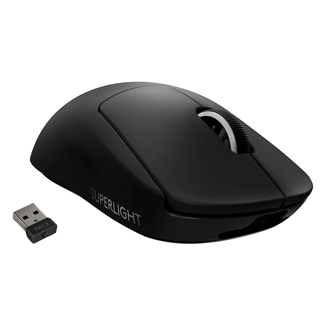 Logitech G Pro X Superlight Wireless Gaming Mouse 25K Sensor Ultra Lightweight 63g Programmable Buttons