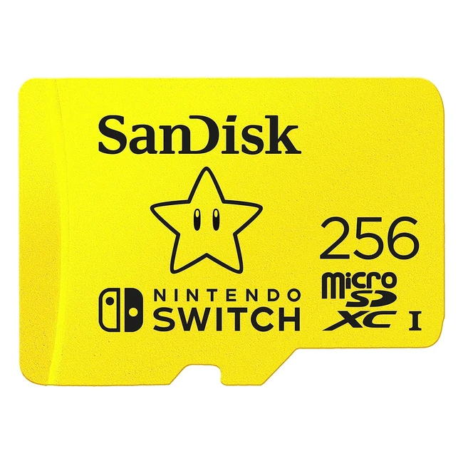 Sandisk 256GB MicroSDXC Nintendo Switch UHS-I Class 10 U3 - Spazio a non finire
