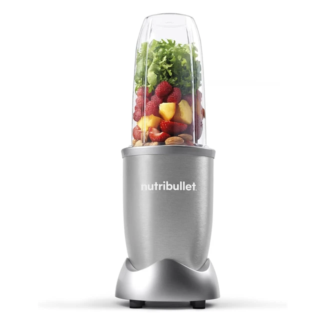 Nutribullet Pro 900 Blender Électrique - Hachoir Smoothie Multifonction 900W NB904S Gris Argent