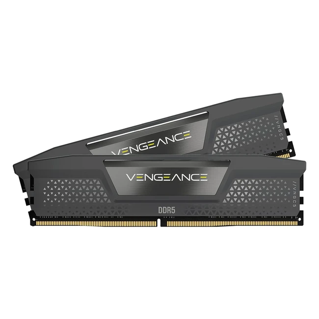 Corsair Vengeance DDR5 RAM 32Go 2x16Go 6000MHz CL36 AMD Expo Compatible iCUE Mémoire d'ordinateur Gris CMK32GX5M2D6000Z36