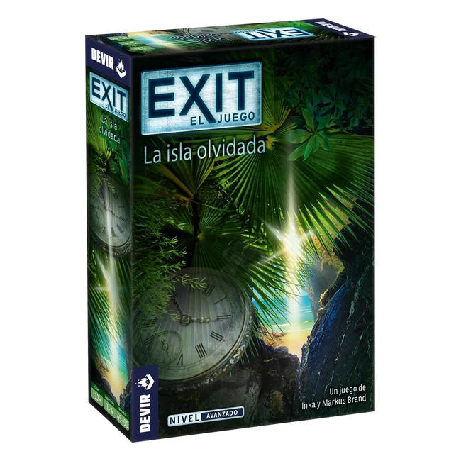 Juego de Mesa Devir Exit La Isla Olvidada - Escape Room Misterio - BGEXIT5