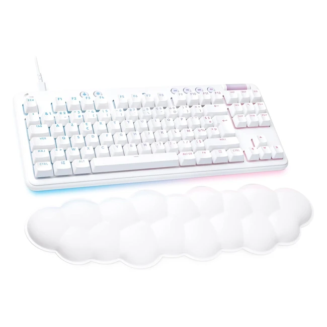 Clavier Gamer Logitech G713 - RGB Lightsync - Linear GX Brown - Reposepoignet - PC/Mac - Azerty Blanc