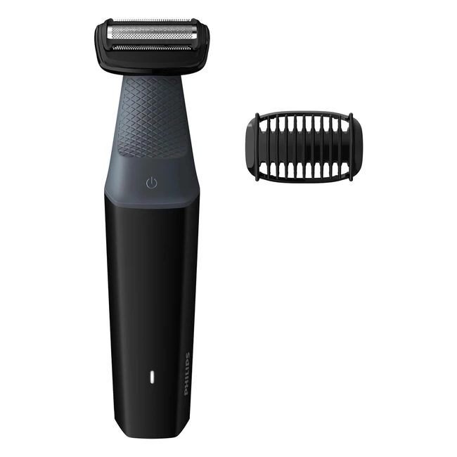 Philips Series 3000 Showerproof Body Groomer BG301013 - Skin Comfort System, Bidirectional Trimmer, 3mm Comb