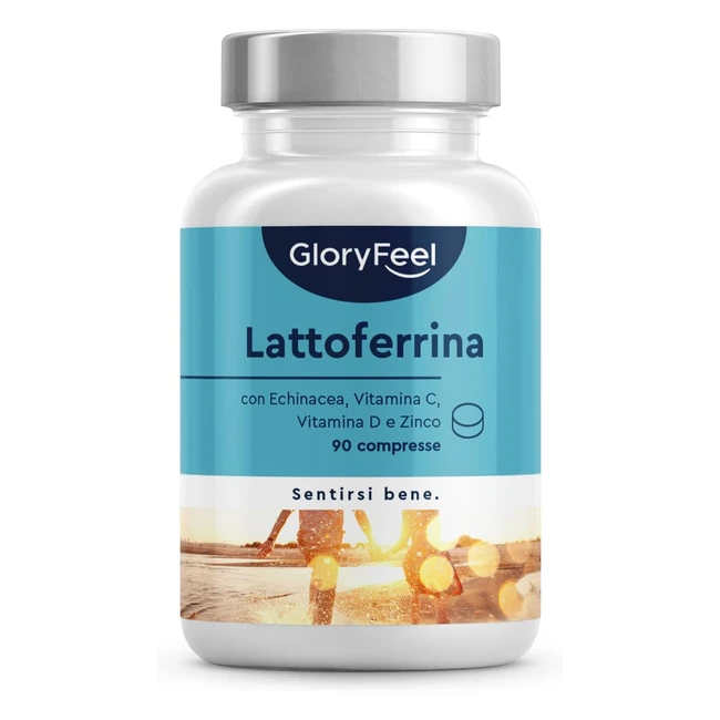 Integratore Lattoferrina 200 mg 90 Compresse - Rinforza le Difese Immunitarie co
