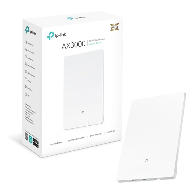 TP-Link WiFi 6 AX3000 DualBand Router - Ideal for Gaming XboxPS4Steam - Archer A