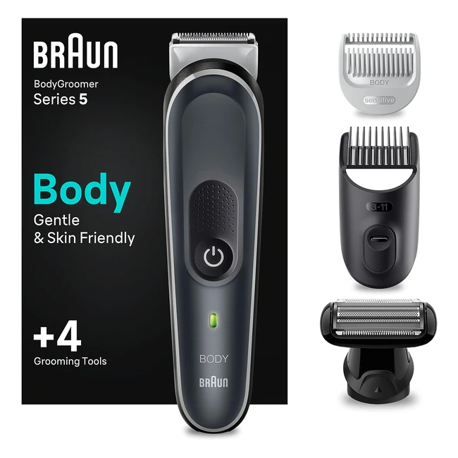 Braun Body Groomer Series 5 5370 - Gentle Fullbody Manscaping