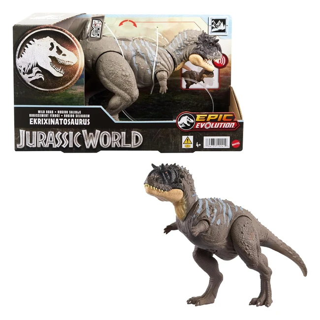 Figurine articule dinosaure Ekrixinatosaurus rugissement froce - Mattel HTK7