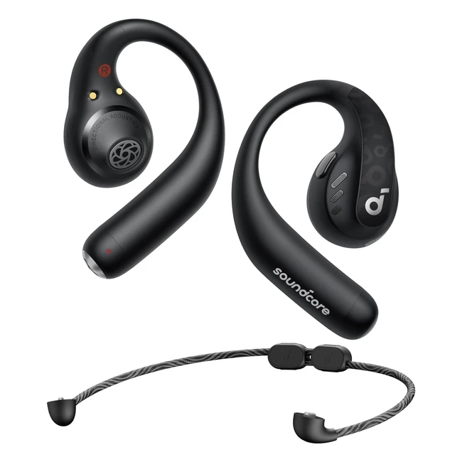 Soundcore Aerofit Pro by Anker - Couteurs Bluetooth Open Ear - Confort Optimal -