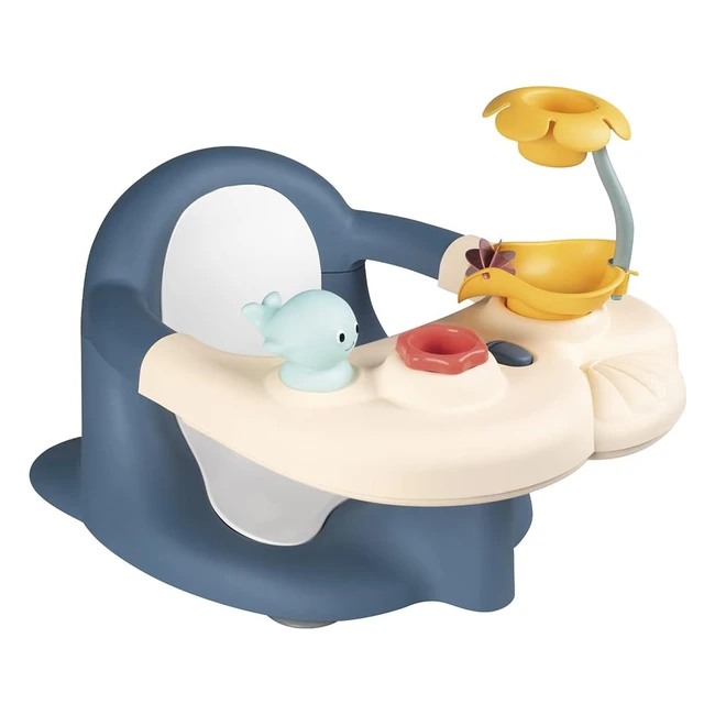 Smoby 2-in-1 Baby Bath Seat  Activity Table - Unisex Bath Toy 6-16 Months