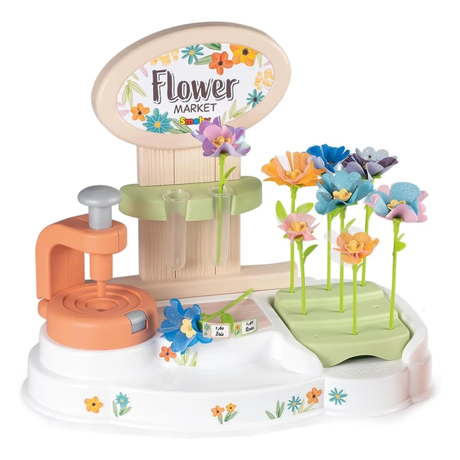 Kit Cration Fleurs Smoby Flower Market 104 Accessoires - Ds 3 ans