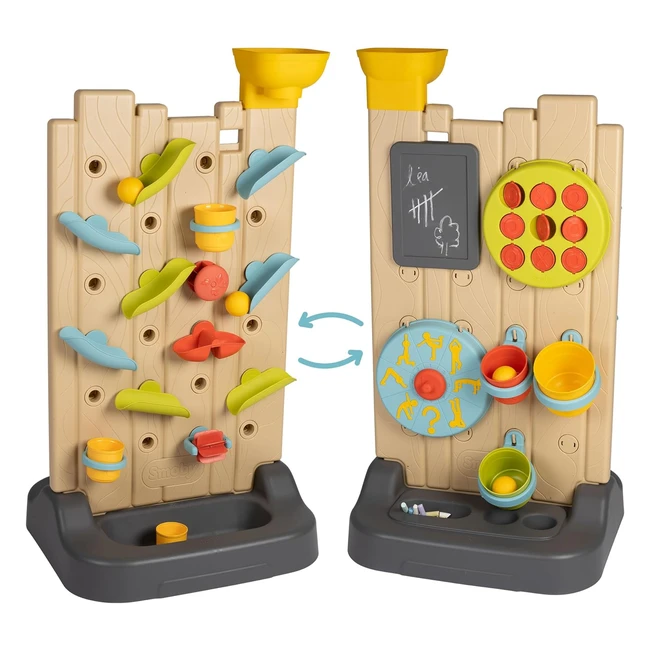 Smoby Activity Wall - Childrens Wall with Ball  Water Circuit - 29 Accessories