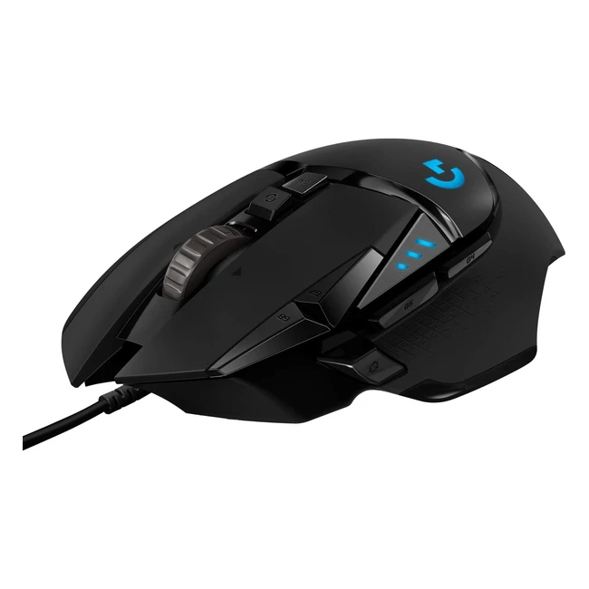 Logitech G G502 HERO High Performance Wired Gaming Mouse - 25K Sensor, 25600 DPI, RGB, Adjustable Weights