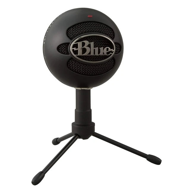 Blue Snowball Ice USB Mic for Recording Streaming Podcasting Gaming on PC and Mac - Condenser Microphone with Cardioid Capsule