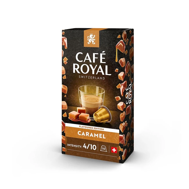 Café Royal Karamell Geschmack 100 Kapseln für Nespresso Kaffeemaschine - 410 Intensität