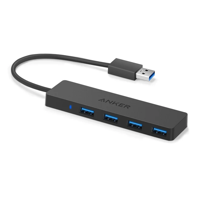 Hub USB 30 Anker 4 ports ultra fin pour Macbook Mac Pro Mini iMac Surface P