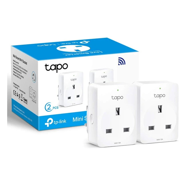 Tapo Smart Plug WiFi Outlet Works with Amazon Alexa Google HomeMax 13A P1002Pack