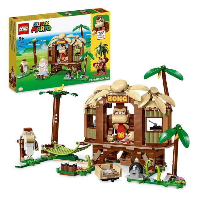 Lego Super Mario Casa del rbol de Donkey Kong - Set de Expansin 71424