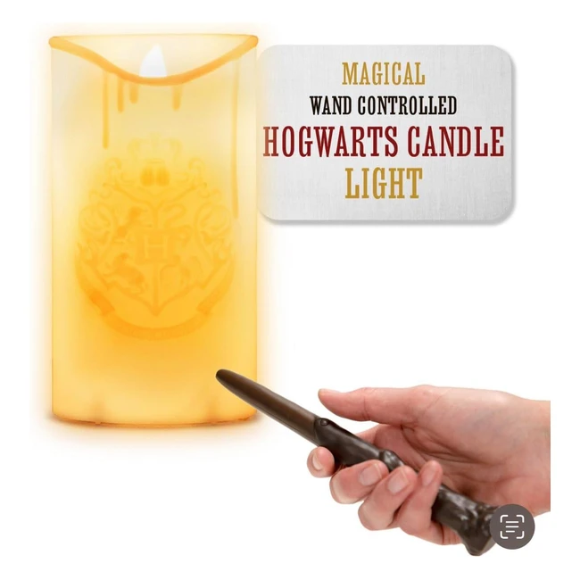 Vela Hogwarts PP9563HP con Control Remoto - Licencia Oficial Harry Potter
